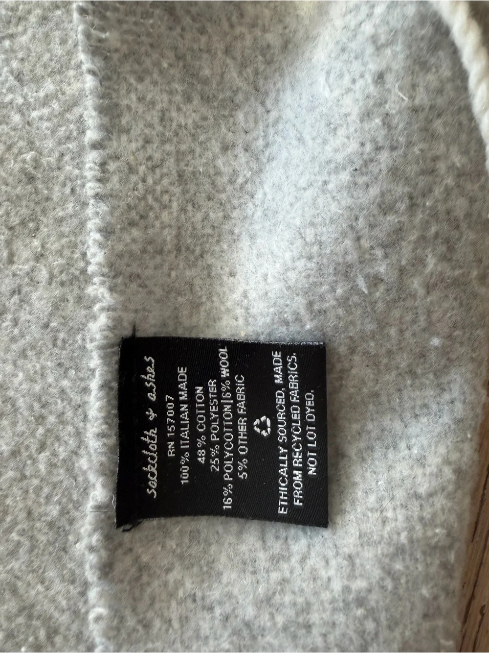 sackcloth + sand soft throw modern
